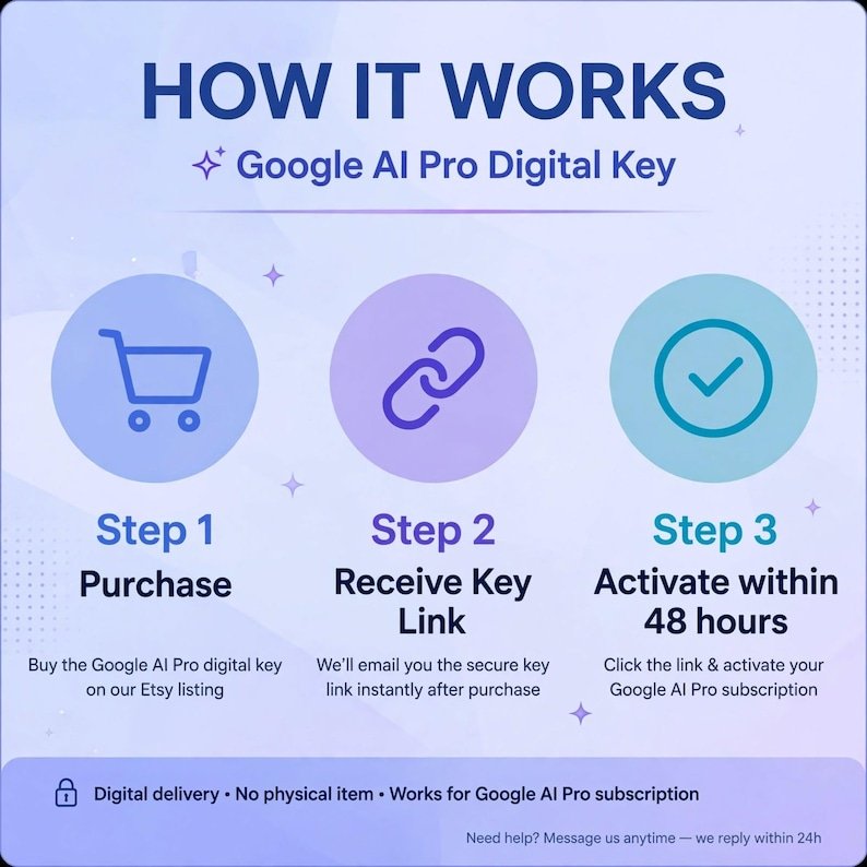 Google AI Pro 18 mois | Accès avancé Gemini | 2 To de stockage + Veo 3 | Clé numérique globale | Livraison instantanée pour les nouveaux comptes - Image 10